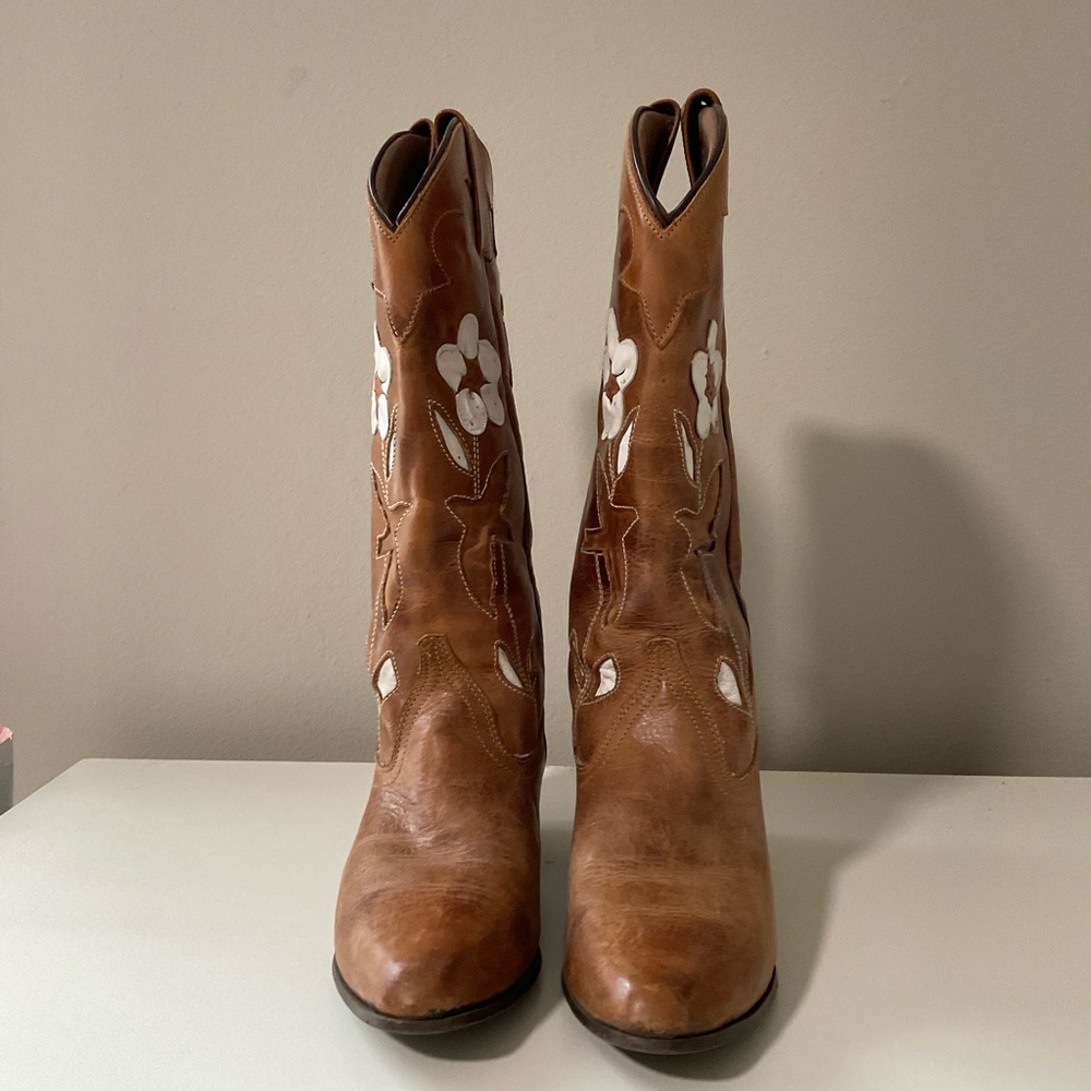 Brown Cowboy Boots from Oak Tree Farms